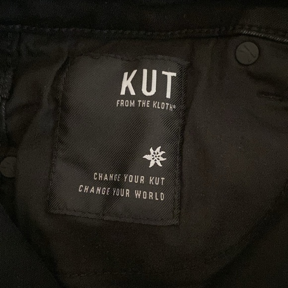 KUT from the Kloth High Rise Fab ab Skinny. Black. 14 - Picture 6 of 7